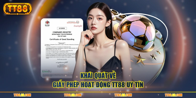 Khái quát về giấy phép hoạt động TT88 uy tín